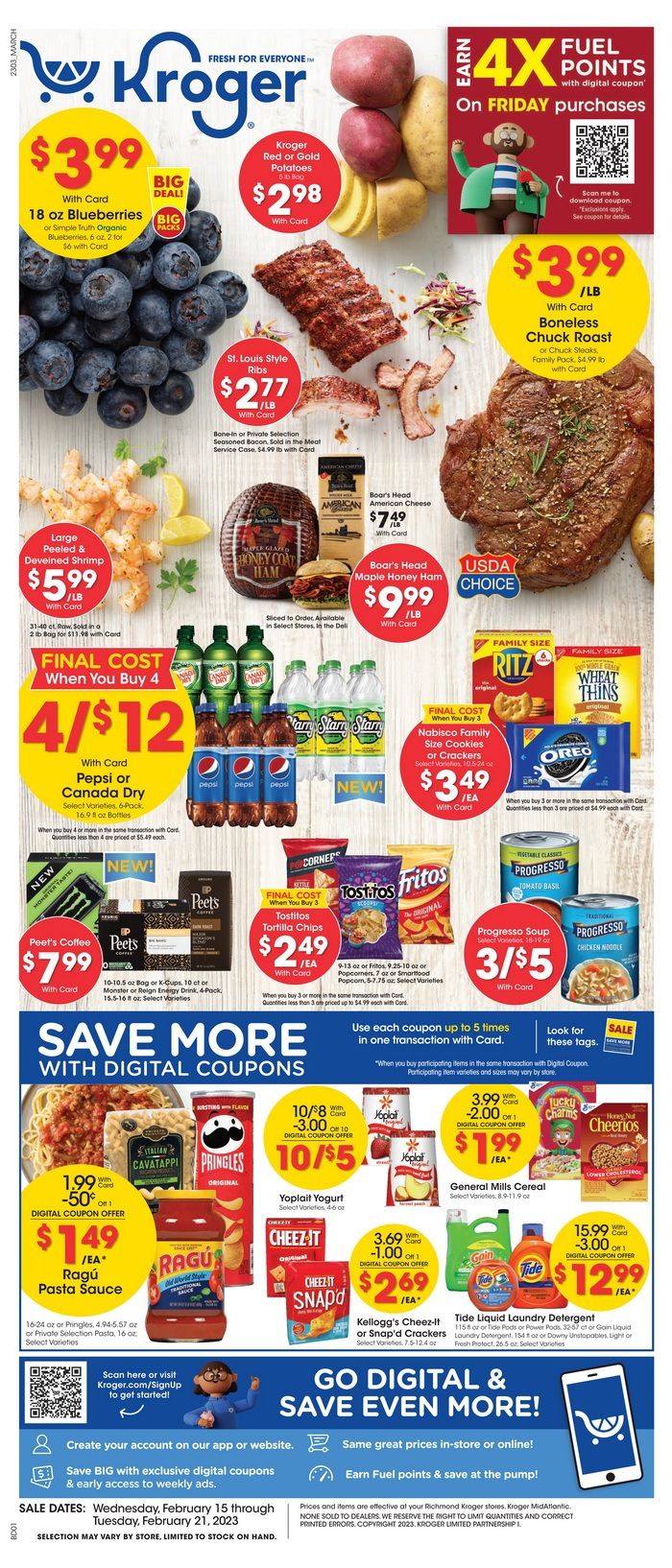 Kroger Weekly Ad Feb 15 – Feb 21, 2023