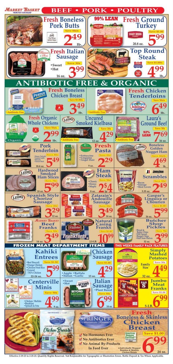 Market Basket Weekly Flyer Feb 19 – Feb 25, 2023