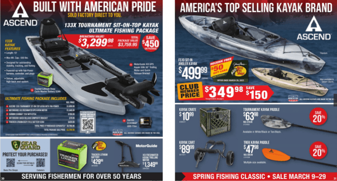 Cabela's Spring Fishing Classic Ad Mar 09 – Mar 29, 2023