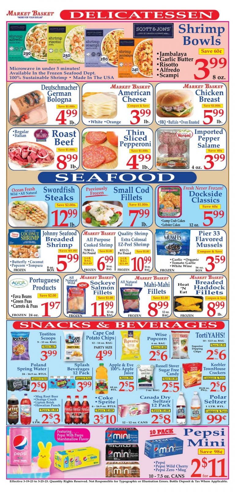 Market Basket Weekly Flyer Mar 19 – Mar 25, 2023