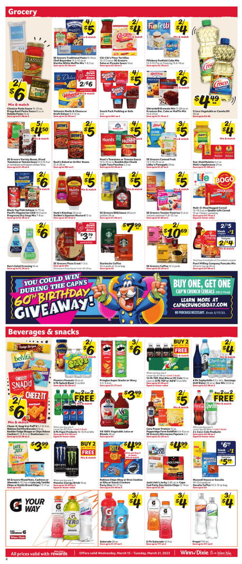 Winn-Dixie Weekly Ad Mar 15 – Mar 21, 2023