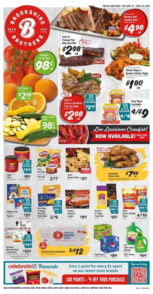 Brookshire Brothers Weekly Ad Apr 19 – Apr 25, 2023