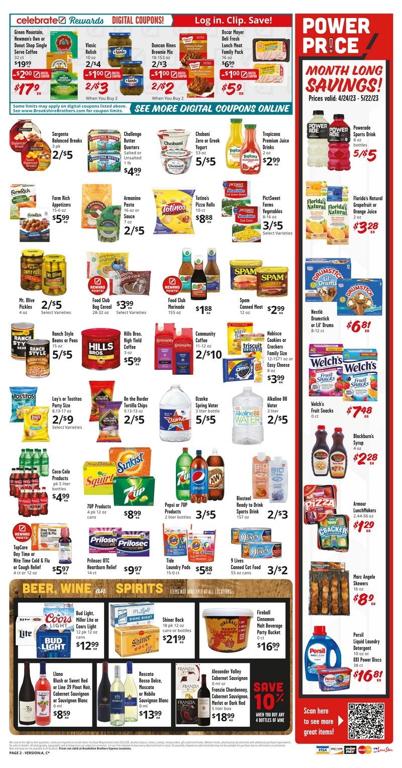 Brookshire Brothers Weekly Ad Apr 26 – May 02, 2023