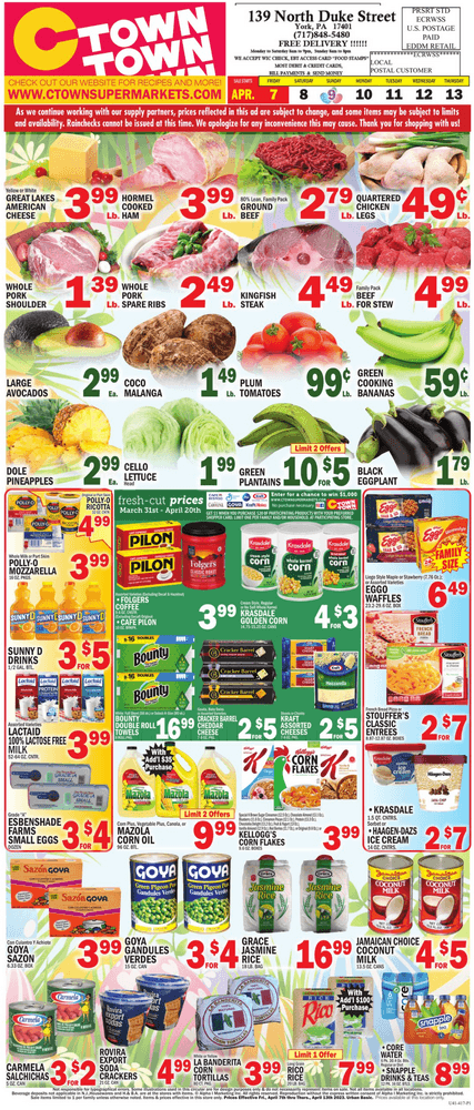 C-Town Weekly Ad Apr 07 – Apr 13, 2023