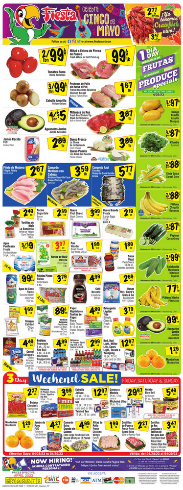 Fiesta Mart Weekly Ad Apr 26 – May 02, 2023