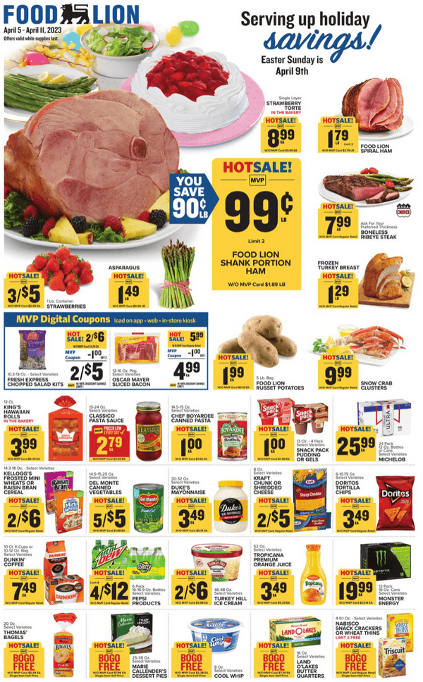 Food Lion Weekly Ad Apr 05 Apr 11 2023 Easter Promotion Included 1226