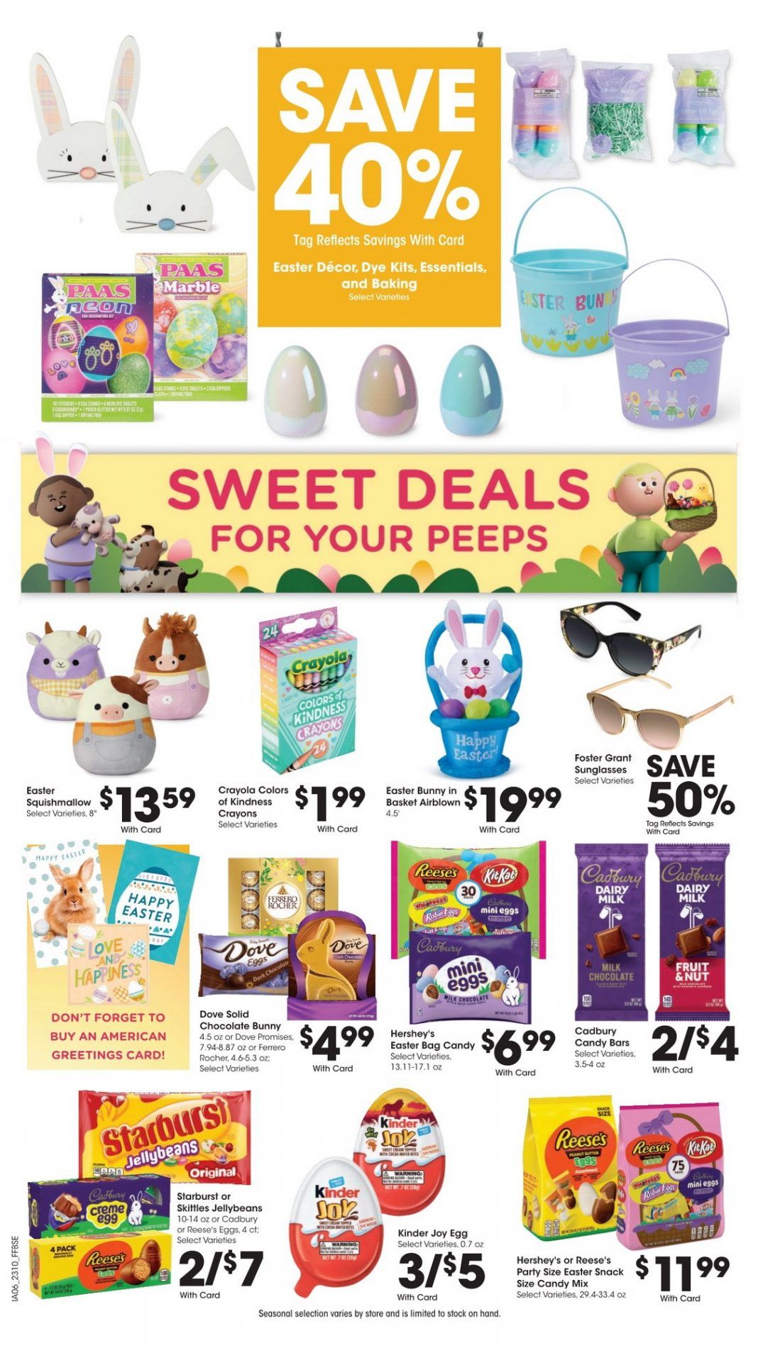 Fry's Food Weekly Ad Apr 05 Apr 11, 2023 (Easter Promotion Included)