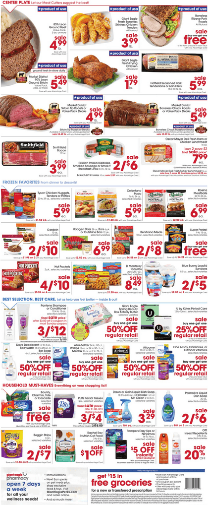 Giant Eagle Weekly Ad Apr 27 – May 03, 2023