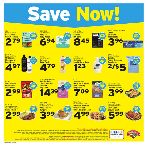 Hannaford Weekly Ad Apr 16 – Apr 22, 2023