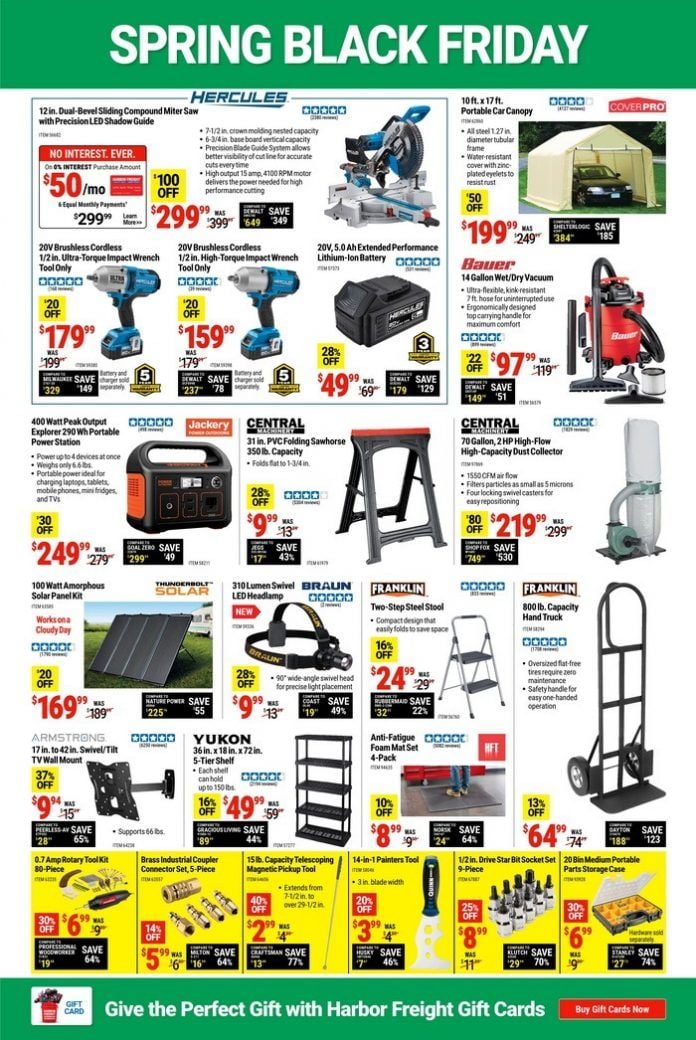 Harbor Freight Spring Black Friday Ad Apr 10 Apr 16, 2023