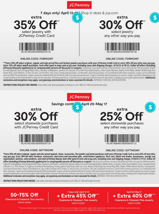 JCPenney Mother's Day Ad Apr 13 – Apr 17, 2023