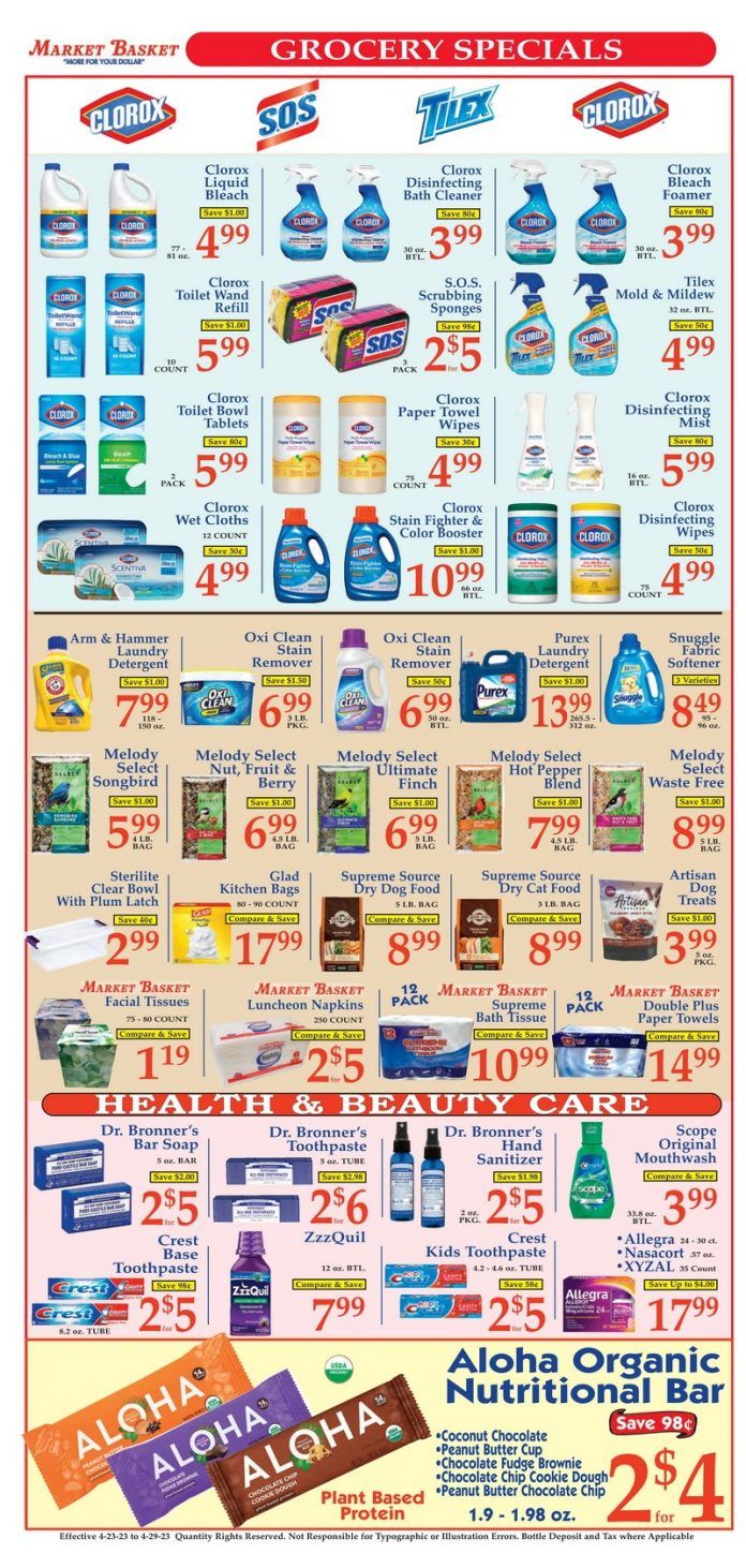 Market Basket Weekly Flyer Apr 23 – Apr 29, 2023