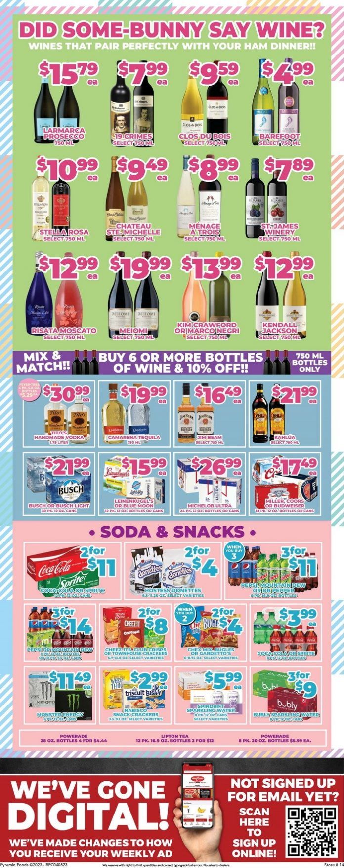 Price Cutter Weekly Ad Apr 05 Apr 11, 2023 (Easter Promotion Included)