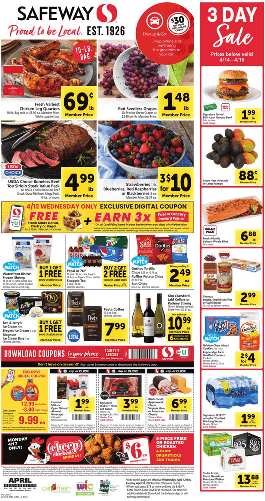 Safeway Weekly Ad Apr 12 Apr 18, 2023