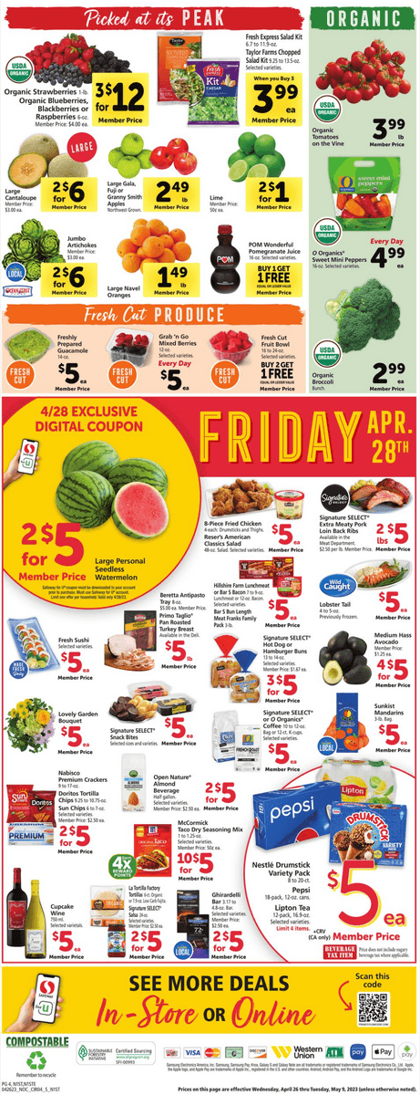 Safeway Weekly Ad Apr 26 – May 02, 2023