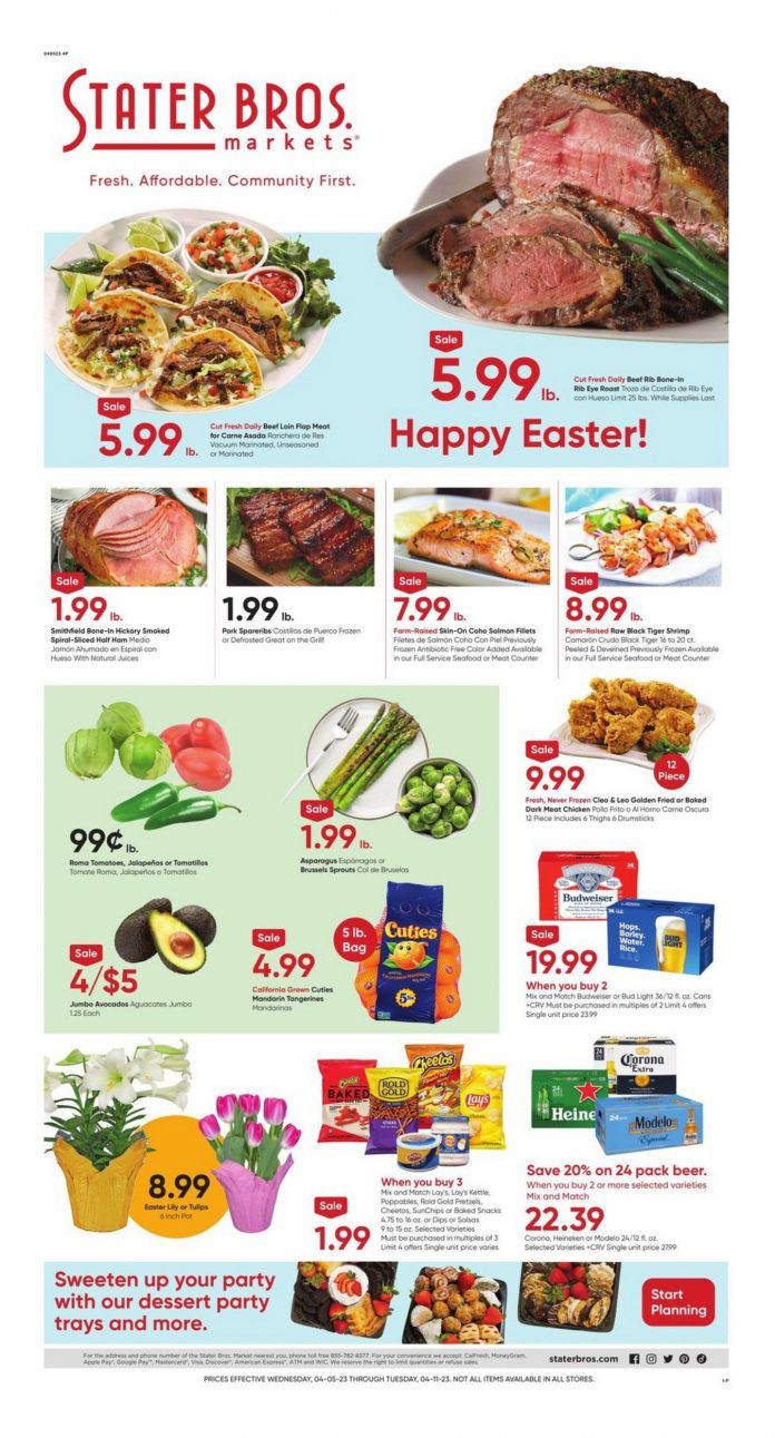 Stater Bros Weekly Ad Apr 12 – Apr 18, 2023