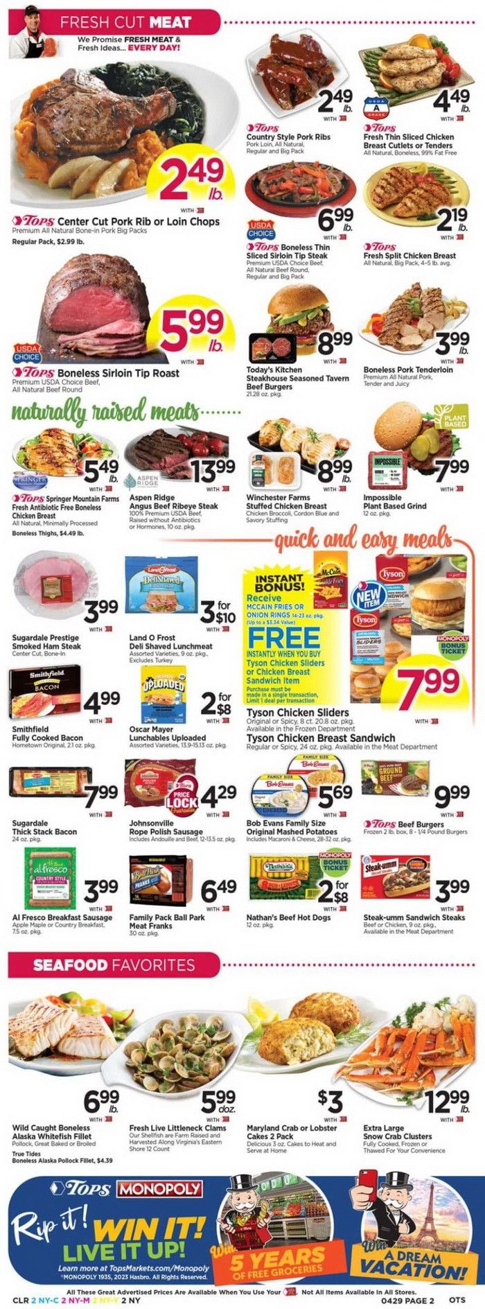 Tops Weekly Ad Apr 23 – Apr 29, 2023