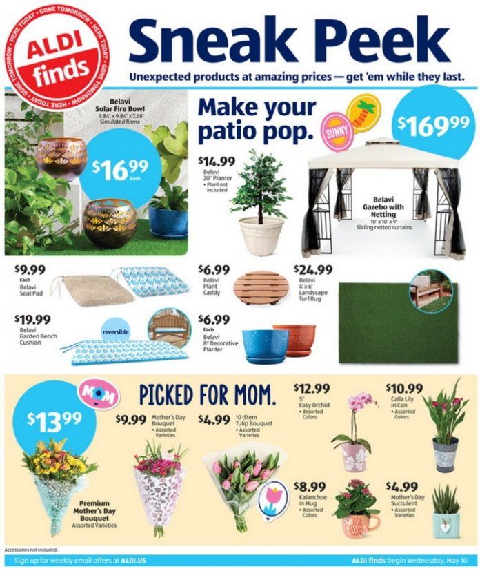 ALDI Sneak Peak InStore Ad May 10 May 16, 2023