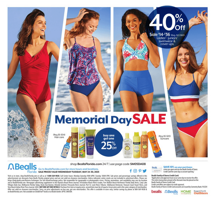 Bealls Weekly Ad May 24 May 30, 2023 (Memorial Day Promotion Included)