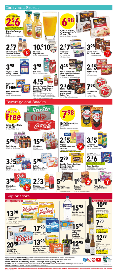 Cash Wise Weekly Ad May 18 – May 24, 2023