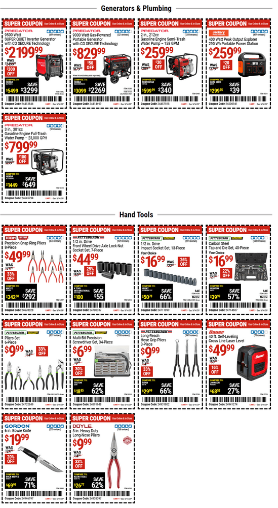 Harbor Freight Coupon Ad May 01 May 14, 2023