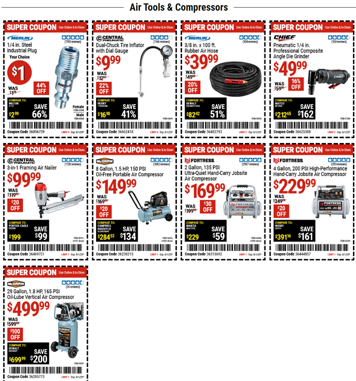 Harbor Freight Coupon Ad May 15 Jun 01, 2023