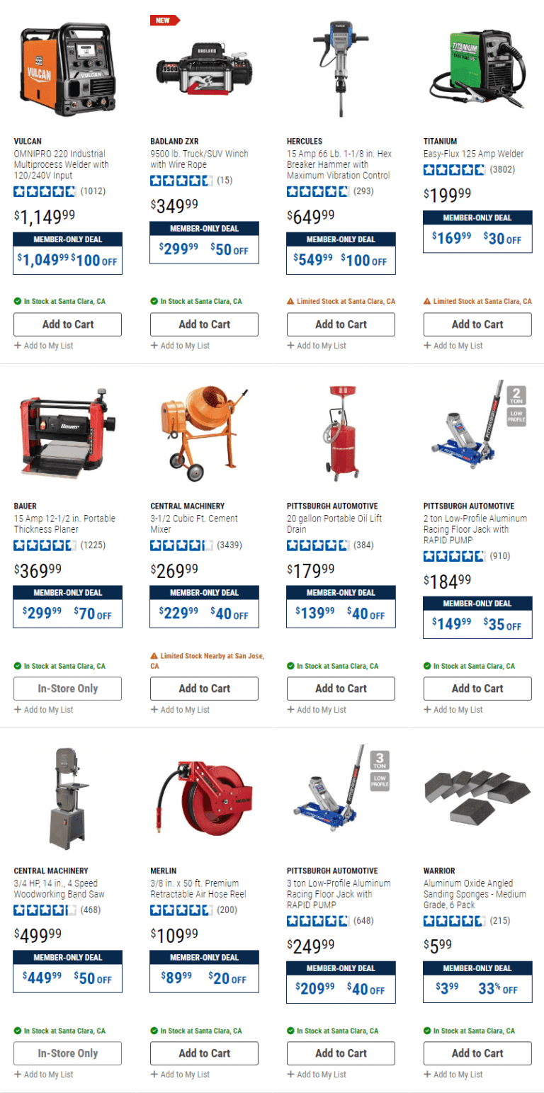 Harbor Freight Memorial Day Sale May 25 May 29, 2025