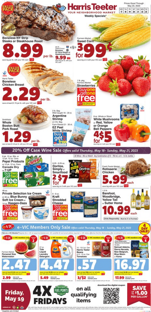 Harris Teeter Weekly Ad May 17 May 23, 2023