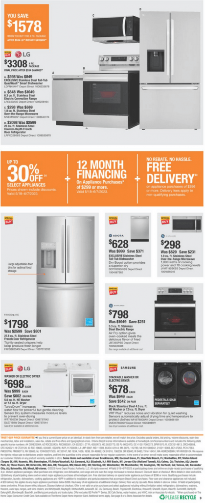 Home Depot Memorial Day Ad May 18 – May 29, 2023