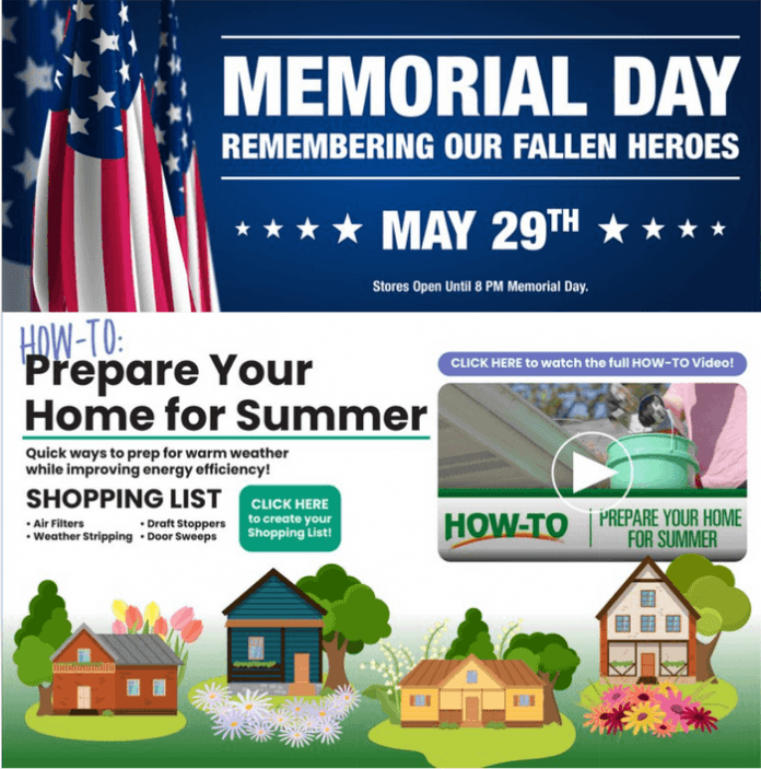 Menards Weekly Ad May 18 May 29, 2023 (Memorial Day Promotion Included)