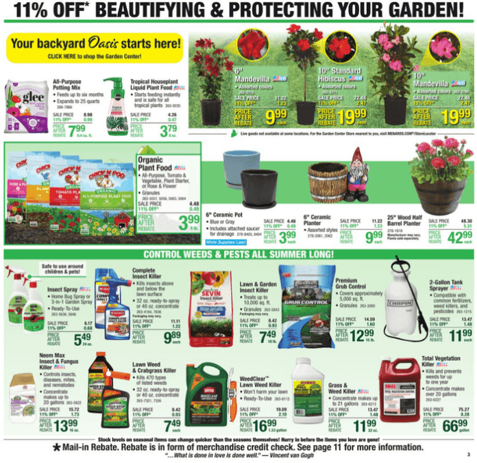 Menards Weekly Ad May 25 Jun 04, 2023 (Memorial Day Promotion Included)