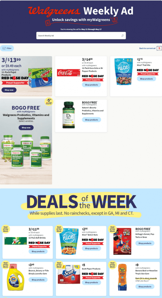 Walgreens Weekly Ad May 21 May 27, 2023