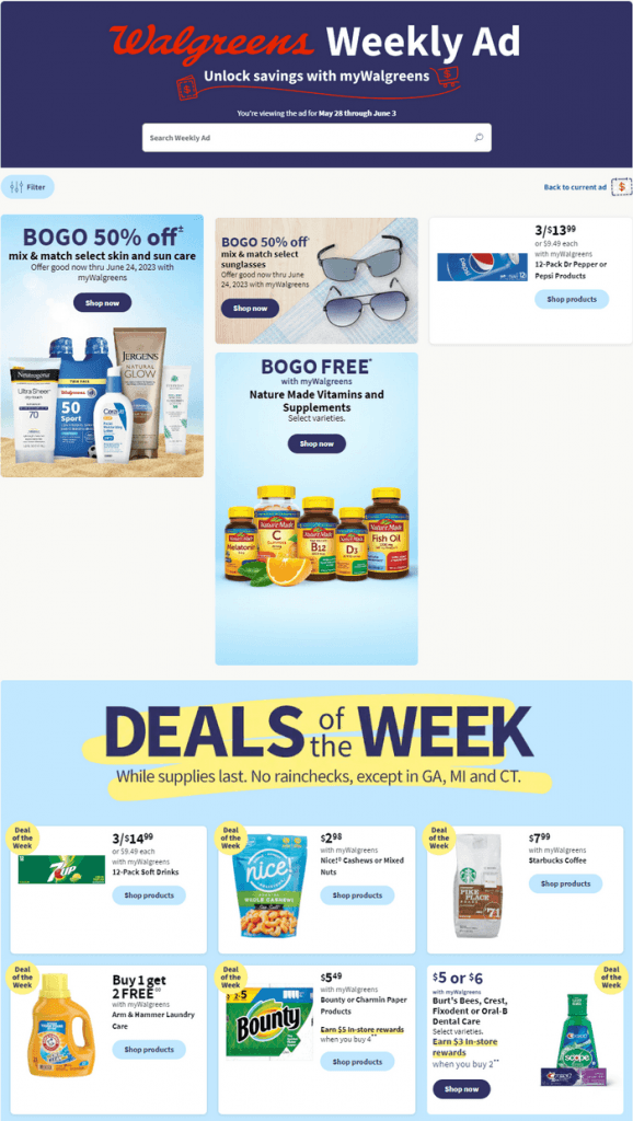 Walgreens Weekly Ad May 28 Jun 03, 2023