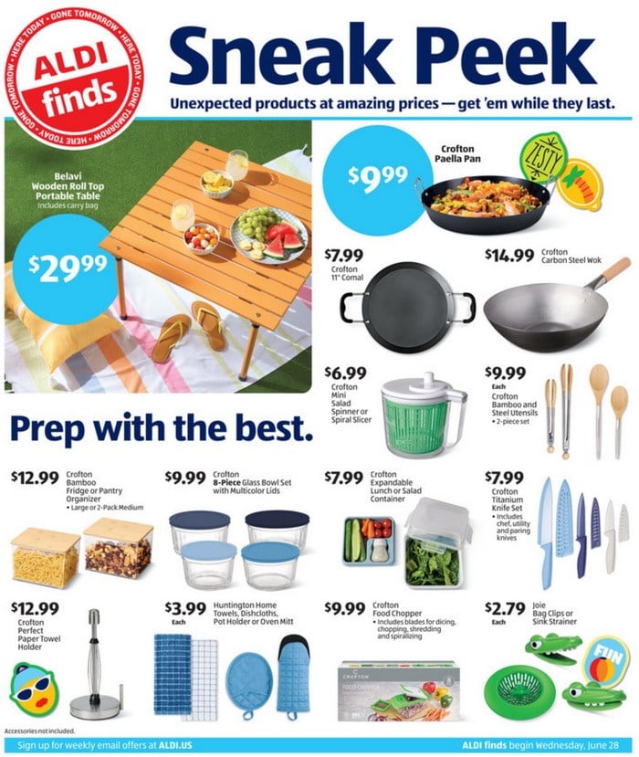 ALDI Sneak Peak In-Store Ad June 28 – July 04, 2023