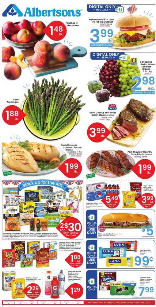 Albertsons Weekly Ad June 21 June 27, 2023