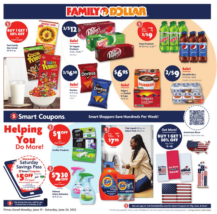 Family Dollar Weekly Ad Jun 19 Jun 24, 2023