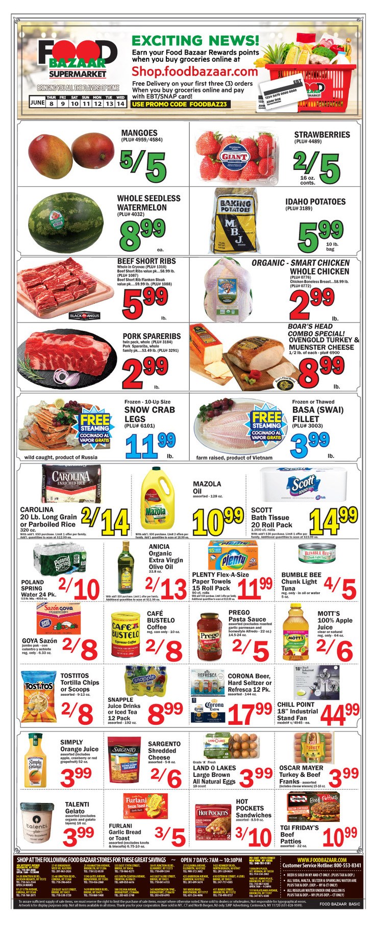 Food Bazaar Weekly Ad Jun 08 – Jun 14, 2023