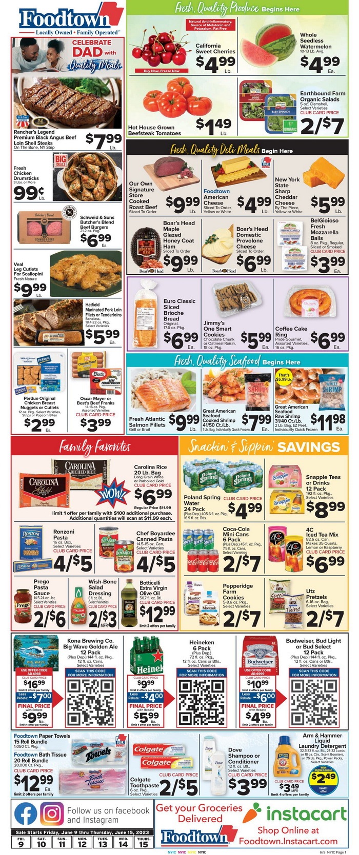 Foodtown Weekly Ad June 09 – June 15, 2023 (Father's Day Promotion ...