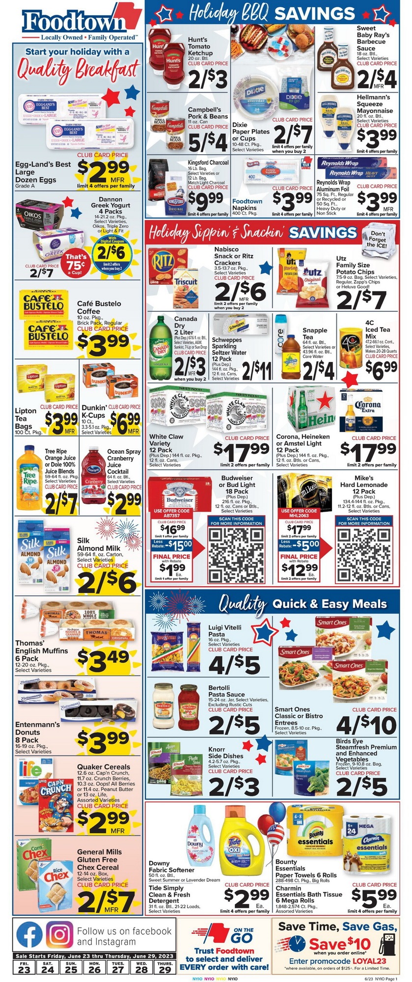 Foodtown Weekly Ad June 23 – June 29, 2023