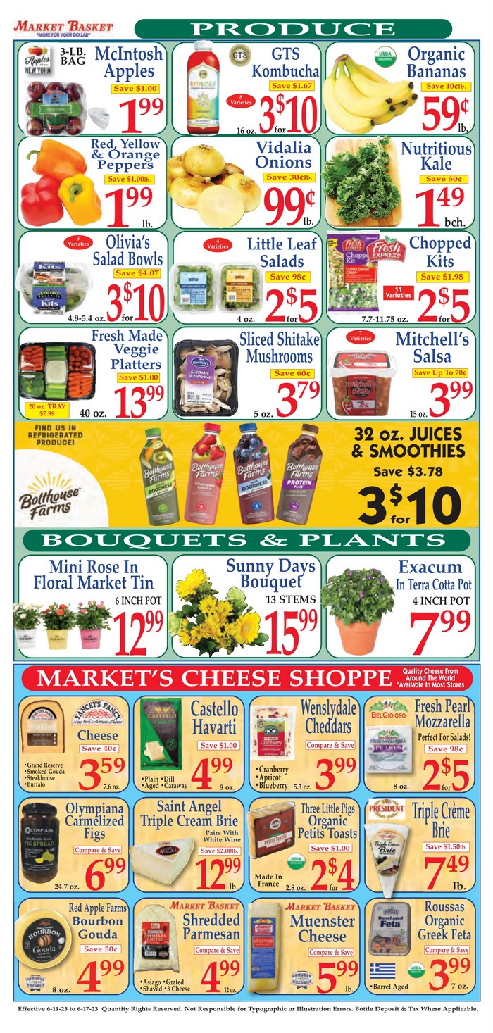 Market Basket Weekly Flyer June 11 – June 17, 2023