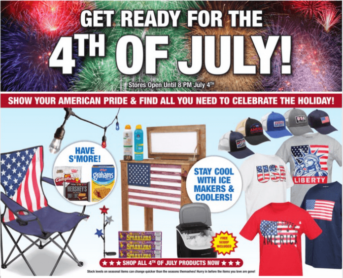 Menards Weekly Ad June July Independence Day Promotion