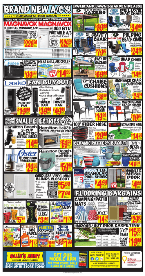 Ollie's Weekly Ad June 14 – June 22, 2023