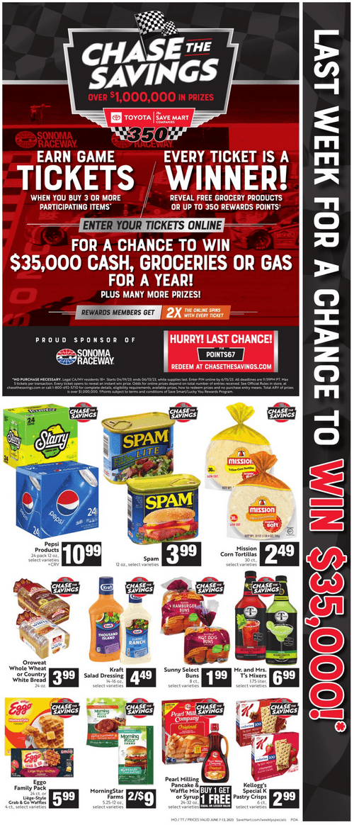 Save Mart Supermarkets Weekly Ad June 07 – June 13, 2023
