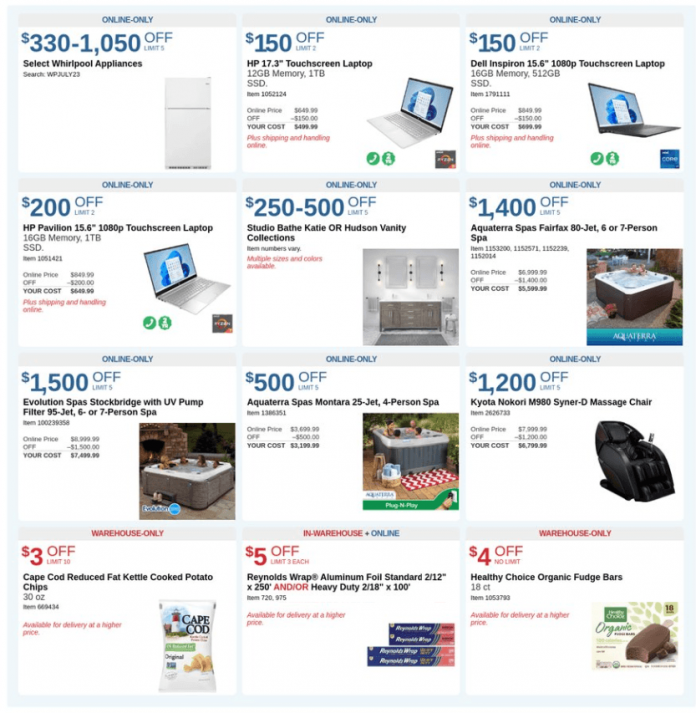 Costco Monthly Ad July 01 July 31, 2023