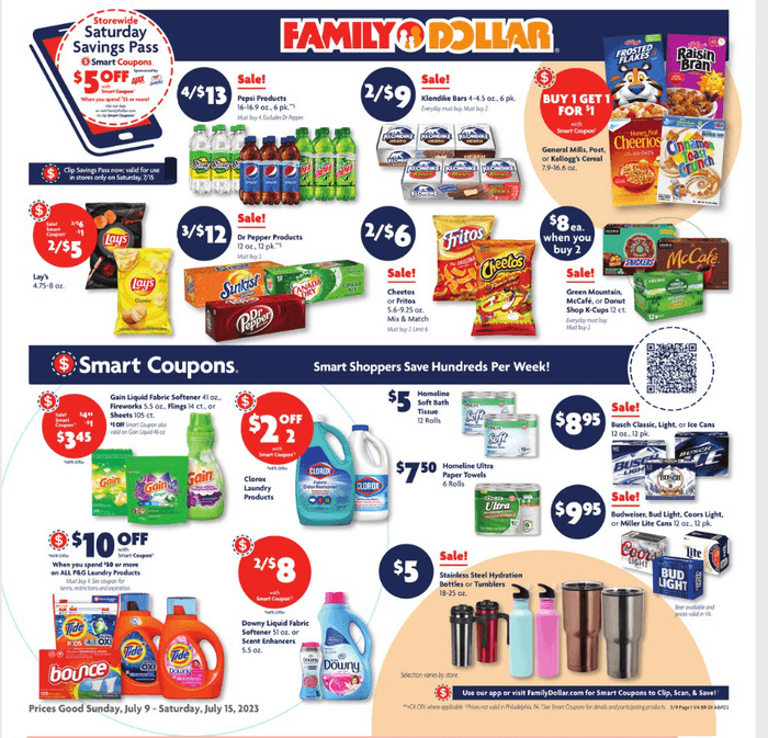 Family Dollar Weekly Ad July 09 – July 15, 2023