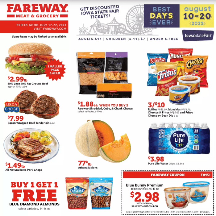 Fareway Weekly Ad July 17 – July 22, 2023