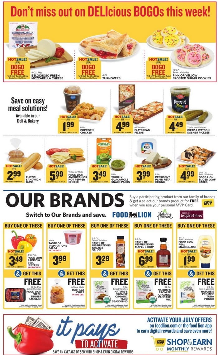 Food Lion Weekly Ad July 12 July 18, 2023