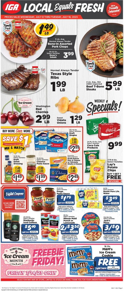 IGA Weekly Ad July 12 – July 18, 2023