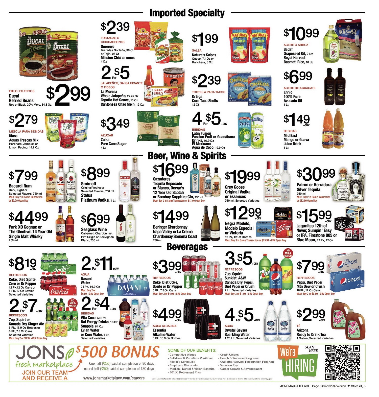 Jons Weekly Ad Jul 19 – Jul 25, 2023