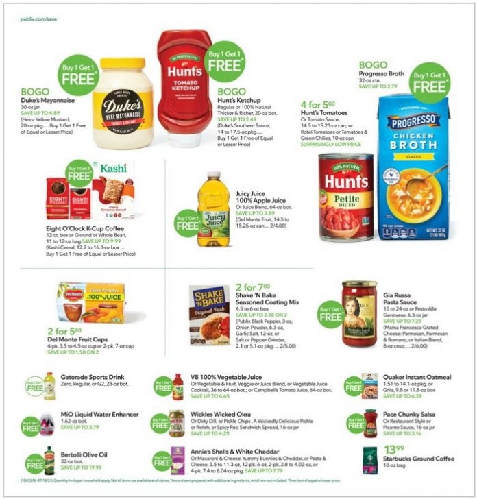 Publix Weekly Ad July 12 – July 18, 2023